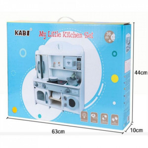 Bucatarie din lemn cu masina de spalat si accesorii KABI - Img 7