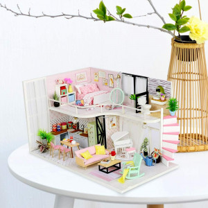 Casuta De Asamblat DIY Anna, in miniatura, Joc interactiv, educational