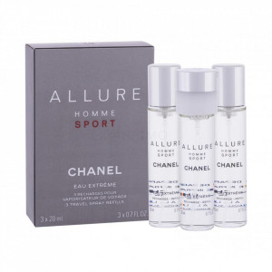 Chanel Allure Homme Sport Extreme, Barbati, Apa de Toaleta 3 x 20 ml Refill