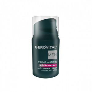 Crema antirid cu acid hialuronic Gerovital Men