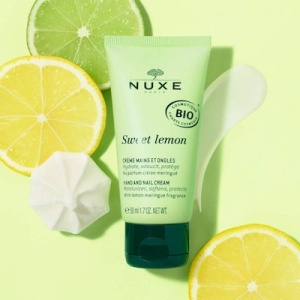 Crema BIO pentru maini si unghii Sweet Lemon Nuxe, 50 ml