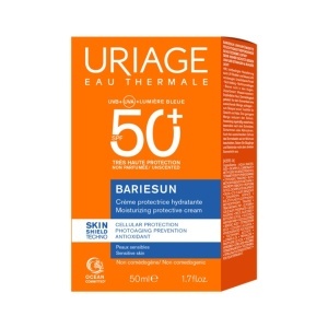 Crema cu protectie solara SPF50+ fara parfum Bariesun Uriage, 50 ml