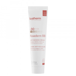 Crema de fata coloranta pentru piele cuperozica cu roseata Rosederm BB Cream SPF30, Ivatherm, 30 ml
