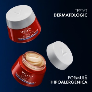 Crema de noapte antirid, antipete pigmentare cu retinol pur si niacinamida Liftactiv B3, 50 ml, Vichy