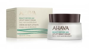 Crema de noapte cu efect de ridicare Beauty Before Age Uplift, Ahava, 50 ml