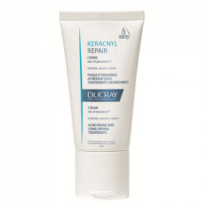 Crema hidratanta anti-imperfectiuni pentru tenul cu tendinta acneica Keracnyl Repair, Ducray