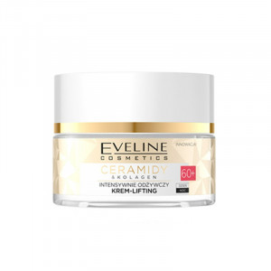 Cremă lifting pentru intinerire Eveline Cosmetics Ceramide si Colagen 60+, 50 ml