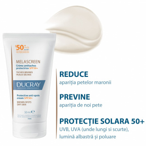 Crema protectoare anti pete cu SPF50+ Melascreen, 50 ml, Ducray