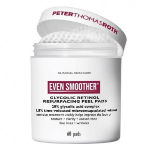 Peter Thomas Roth Even Smoother Glycolic Retinol Resurfacing Peel Pads 60 Pads