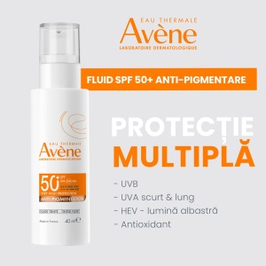 Fluid anti-pigmentare cu protectie solara SPF 50+, 40 ml, Avene