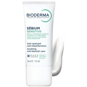 Fluid calmant si hidratant pentru pielea acneica Bioderma Sebium Sensitive, 30 ml