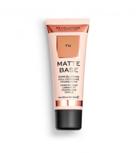 Makeup Revolution, REVOLUTION, Vegan, Matte Finish, Liquid Foundation, F 12, 28 ml