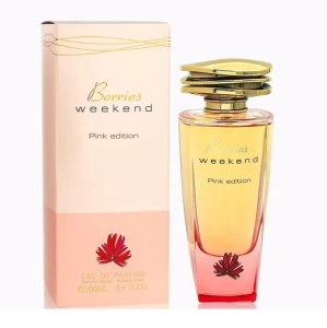 Fragrance World Berries Weekend Pink Edition, Apa de Parfum, Femei, 100 ml