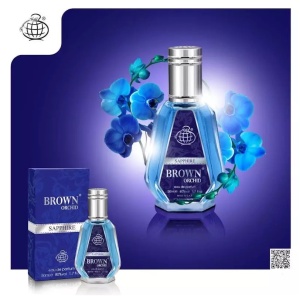 Fragrance World Brown Orchid Sapphire, Apa de Parfum, Unisex, 50 ml