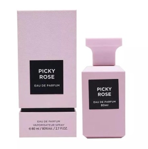 Fragrance World Picky Rose, Apa de Parfum, Unisex, 80 ml
