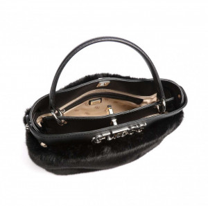 Geanta de mana Guess Gwen Turnlock Satchel - Img 4