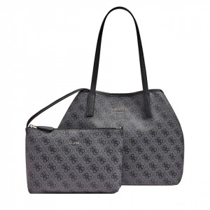 Geanta pentru femei GUESS VIKKY TOTE Gri carbune