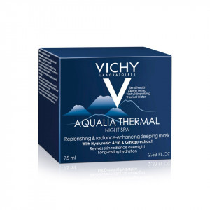 Gel-cremă hidratant de noapte cu efect anti-oboseala Aqualia Thermal SPA, 75 ml, Vichy