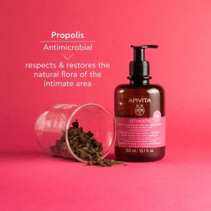 Gel cu aloe si propolis pentru igiena intima zilnica Intimate Care Apivita, 300 ml - Img 3