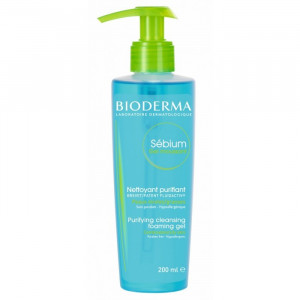Gel spumant Sebium Bioderma, 200 ml