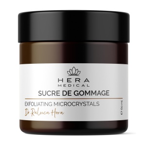 Gomaj facial cu microgranule de zahar brun organic SUCRE DE GOMMAGE, Hera Medical, 60 ml