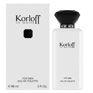 Korloff In White, Apa de Toaleta, Barbati, 88 ml