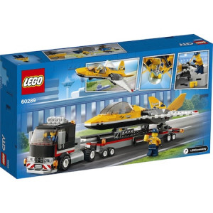LEGO City Great Vehicles - Transportor de avion cu reactie pentru spectacol aviatic 60289