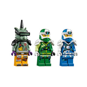LEGO NINJAGO - Masinile rapide de curse ale lui Jay si Lloyd 71709, 322 piese