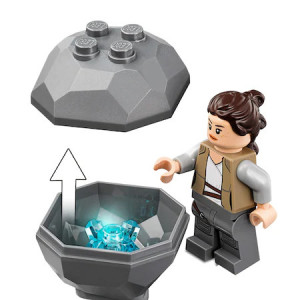 LEGO Star Wars – Training pe insula Ahch-To 75200, 241 piese