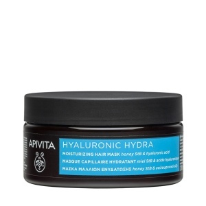 Masca de par hidratanta Apivita Hyaluronic Hydra, cu acid hialuronic si miere, 200ml
