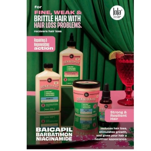 Masca de par reparatoare Densidade Lola Cosmetics, 240 g