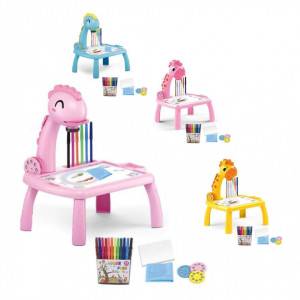 Masuta pentru desen cu proiector si accesorii, variante