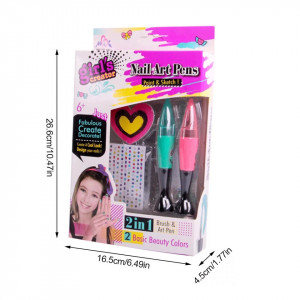 Mini Kit pentru pictat si decorat unghiile 