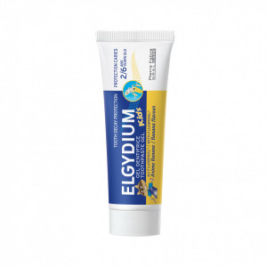 Pasta de dinti pentru copii cu aroma de banane, 2-6 ani, Elgydium Kids - Img 2