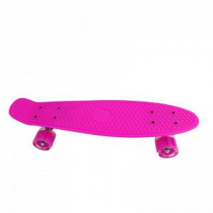 PennyBoard pentru copii, cu roti luminoase, roz