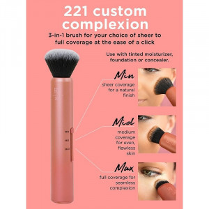 Pensula machiaj Real Techniques 3-in-1 Custom Complexion Face Brush - Img 2