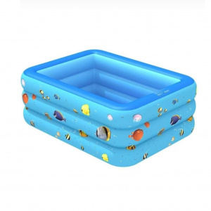 Piscina gonflabila pentru copii cu podea moale 150 x 110 x 50cm