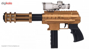 Pusca de jucarie, model blaster Super Gun, cu bile de apa si 5 tinte, 33 cm - Img 2