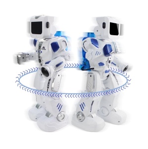 Robot inteligent pentru copii, Alien Water Driven Cu telecomanda, Expresii faciale, Sunete si lumini, Ariculatii mobile