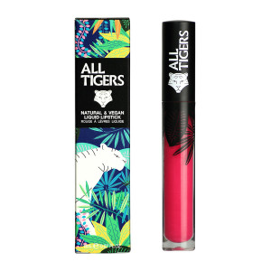 Ruj lichid mat Natural & Vegan All Tigers 786 Own the stage, Roz, 8 ml