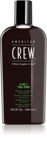 Sampon, balsam si gel de dus American Crew 3-In-1 Tea Tree