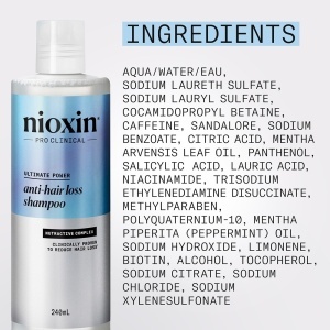 Sampon impotriva caderii parului Ultimate Power Nioxin, 240 ml
