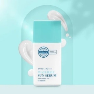 Ser hidratant pentru fata cu protectie solara SPF 50+ PA++++ Waterfit Sun Dr Hedison, 50 ml