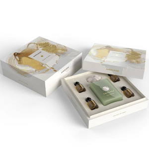 Set cadou Amouage Meander, Barbati, Apa de Parfum, 100 ml + Gel de dus 4 x 25 ml
