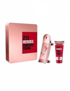 Set Cadou Carolina Herrera 212 Heroes Woman, Apa de Parfum - Img 6