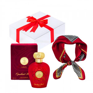 Set cadou Essence&Shawl - OPULENT RED