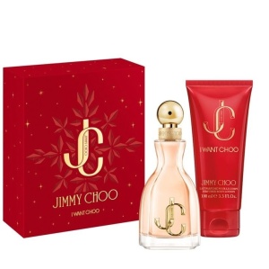 Set cadou Jimmy Choo I Want Choo, Femei, Apa de Parfum 60 ml + 100 ml lotiune de corp