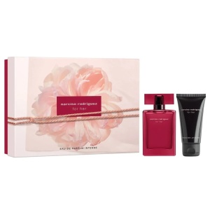 Set cadou Narciso Rodriguez For Her Intense, Femei, Apa de Parfum, 50 ml + Lotiune de corp, 50 ml