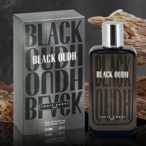 Set cadou Novella cu Apa de Parfum, Louis Varel Black Oudh Unisex, 100ml si esarfa
