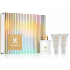 Set Trussardi, Donna Stripes, Femei: Apa de Parfum, 30 ml + Lotiune de corp, 30 ml + Gel de dus, 30 ml